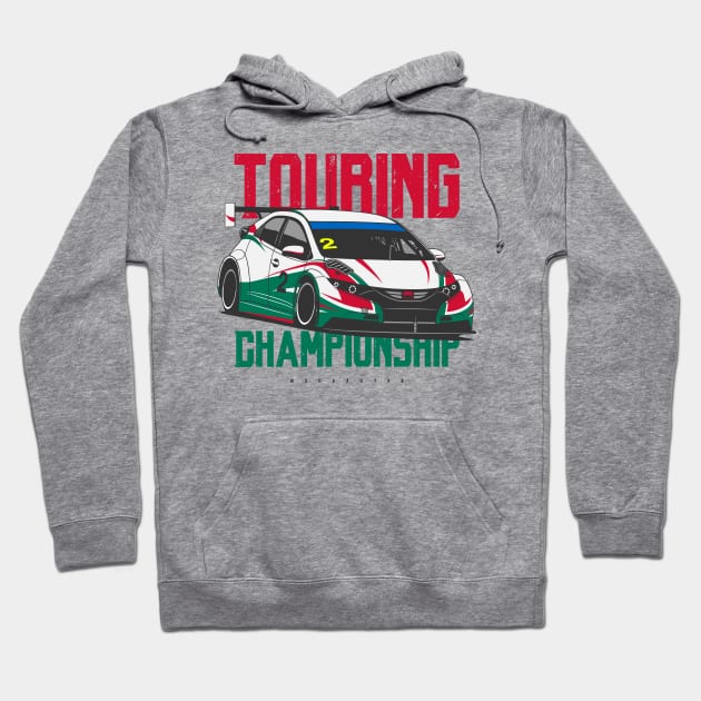 Touring car Hoodie by Markaryan